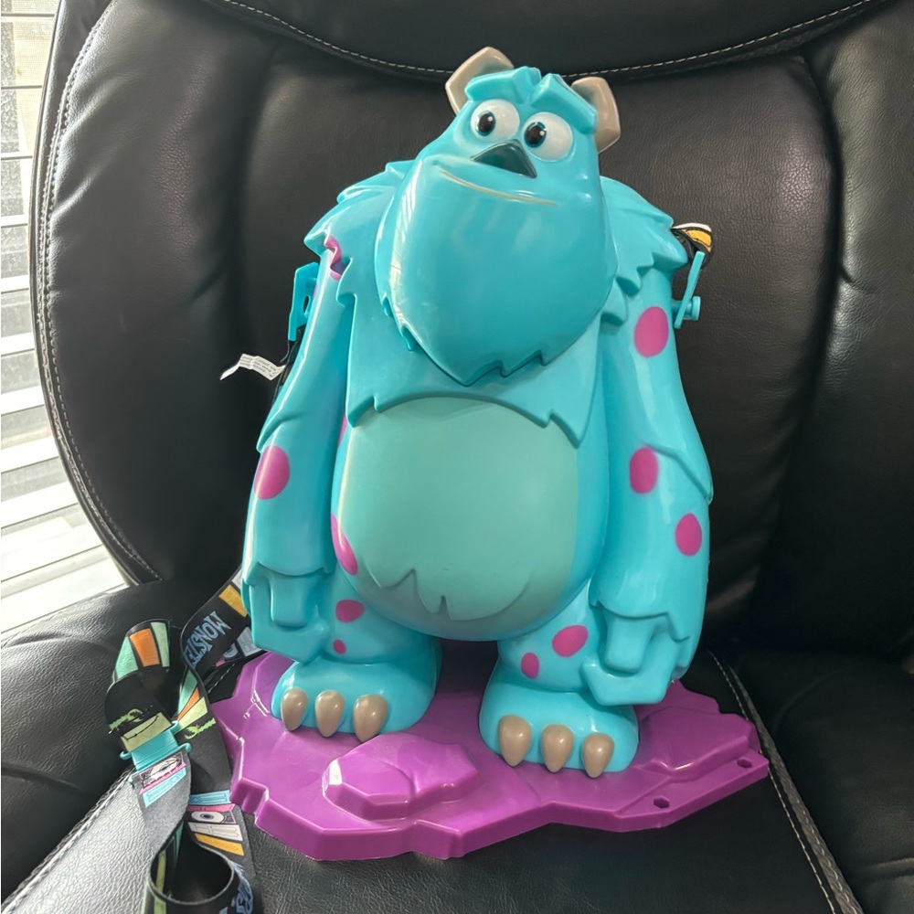 Disney Sully and Mike popcorn and drink